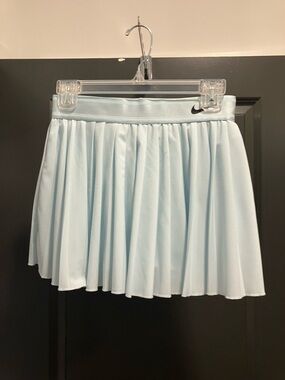 Nike Women's Pale Blue Pleated Tennis Skirt